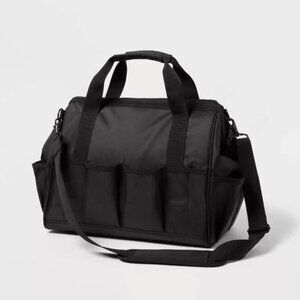 15" 35 Pocket Heavy Duty Tool Bag - Brightroom: Utility Storage, Black.